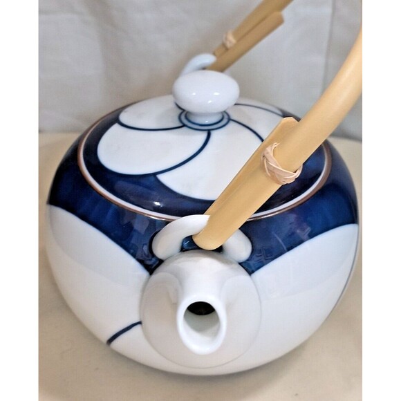 Hashmi Japan Hakusan's Porcelain  Sencha Tea Pot Rare Limited Collectable Vintag - Picture 12 of 15